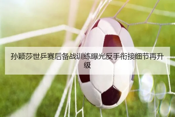 孙颖莎世乒赛后备战训练曝光反手衔接细节再升级